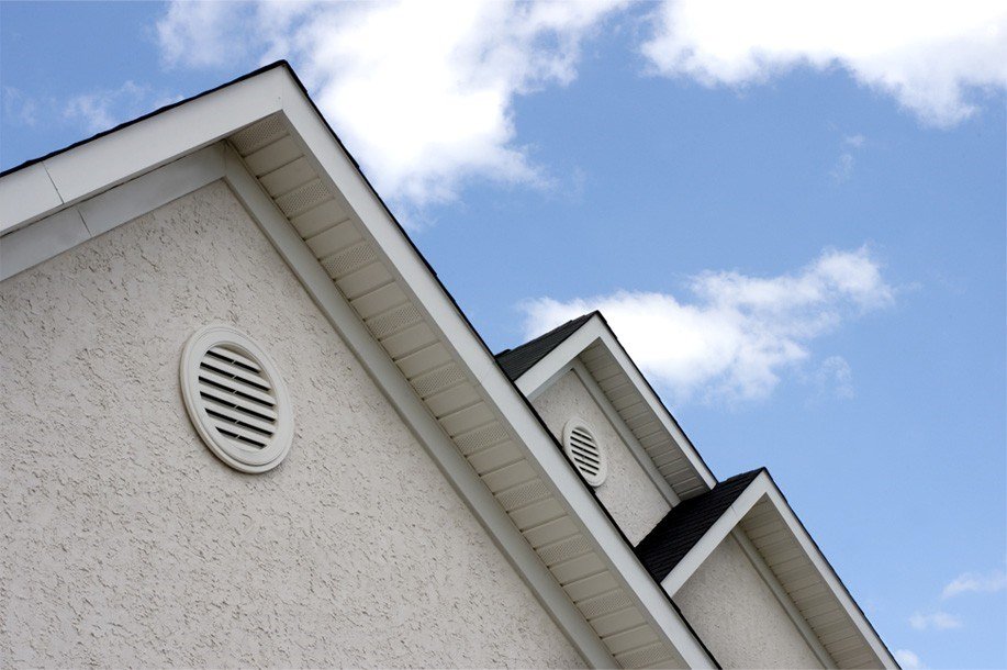 Sortie de ventilation VMC sur une habitation